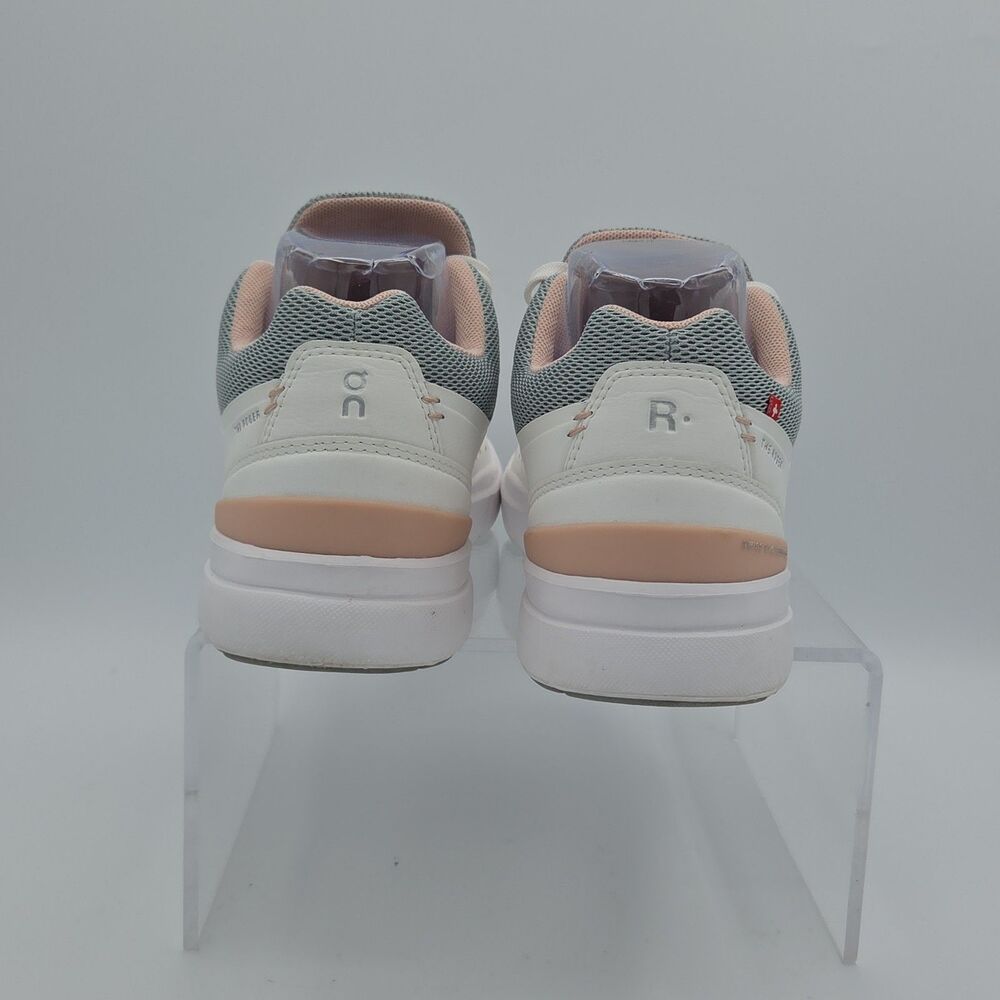 On Cloud The Roger Advantage White Rose Pink Grey Women's Running Shoes Size 7 - Picture 6 of 8